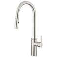thumbnail image 1 of Gerber D454058SS Parma Cafe 1.75 GPM Single Handle Pull-Down Kitchen Faucet (Stainless Steel), 1 of 7