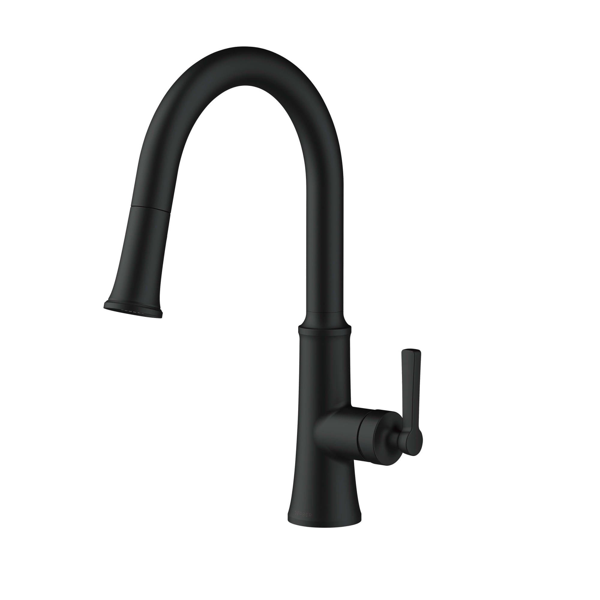 Gerber D454079BS Northerly 1.75 GPM Single Hole Pull Down Kitchen Faucet - Black