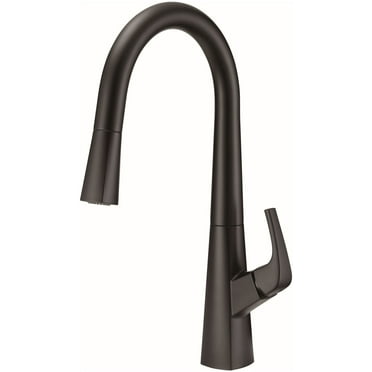 Gerber D454419 Vaughn 1.75 GPM Single Hole Pull Down Kitchen Faucet - Black