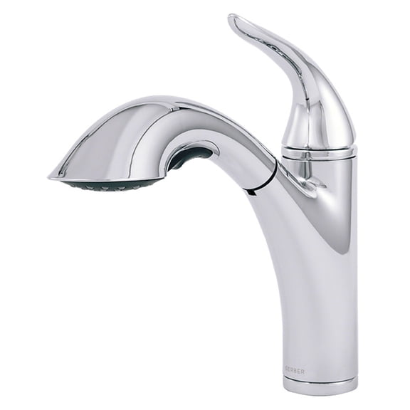 Gerber D455221 Antioch 1.75 GPM Single Hole Pull Out Kitchen Faucet - Chrome