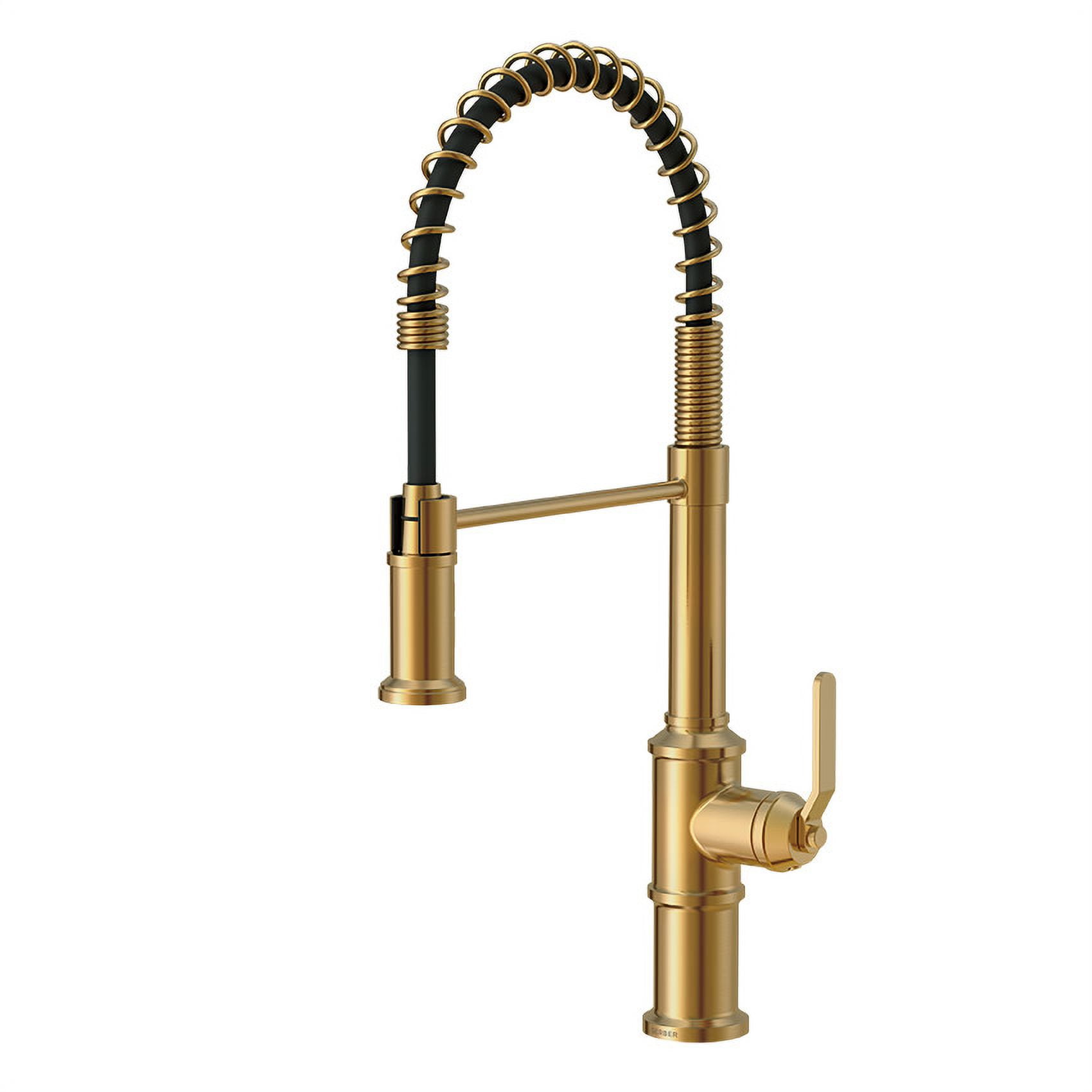 Gerber D455237BB Kinzie 1.75 GPM Single Hole Pre-Rinse Pull Down Kitchen Faucet - Bronze