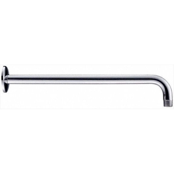 Danze D481027 15-Inch Right Angle Shower Arm with Flange, Chrome