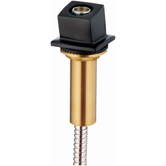 Gerber D491122BS Roman Tub Square Hand Shower Holder - Black