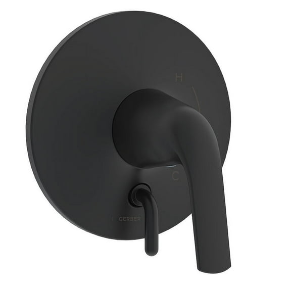 Gerber D500434tc Lemora 2 Function Pressure Balanced Valve Trim Only - Black