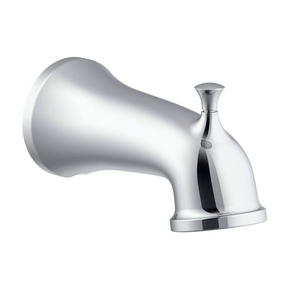 Gerber D606979 Northerly 6-5/16" Integrated Diverter Tub Spout - Chrome