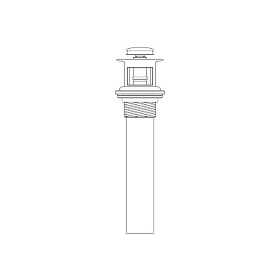 Danze DA505219P 1 1/4" 50/50 Touch Down Drain Assembly Chrom