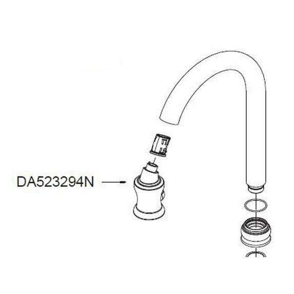 Gerber Da523294n Pull Down Spray Head - Chrome