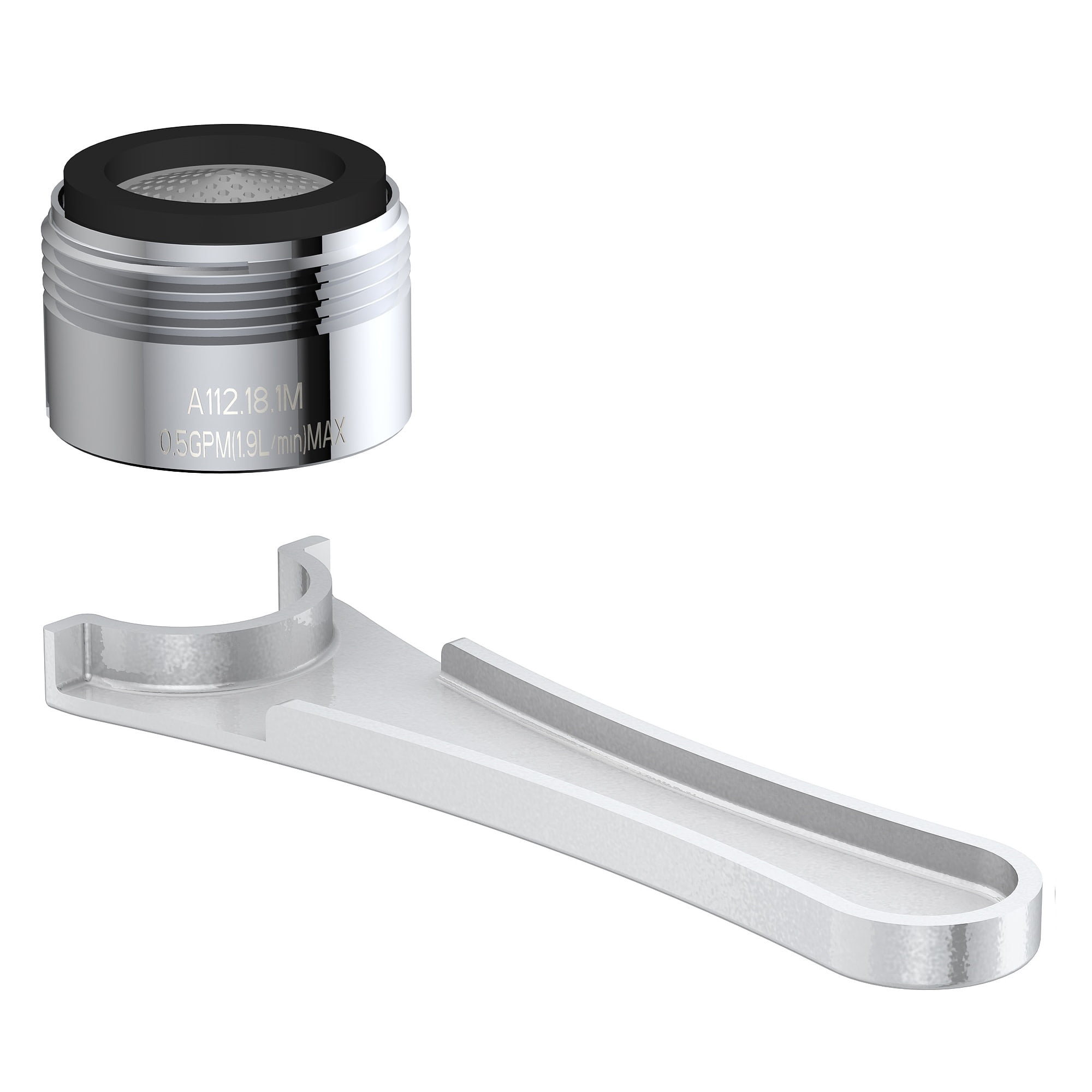 Gerber DA613075N 0.5 GPM Low Flow Pressure Compensating Aerator Kit - Chrome