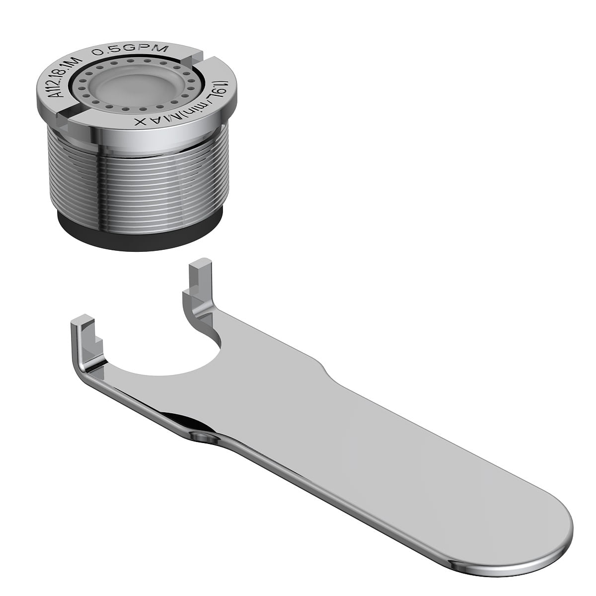 Gerber DA613077N 0.5 GPM Low Flow Pressure Compensating Aerator Kit - Chrome