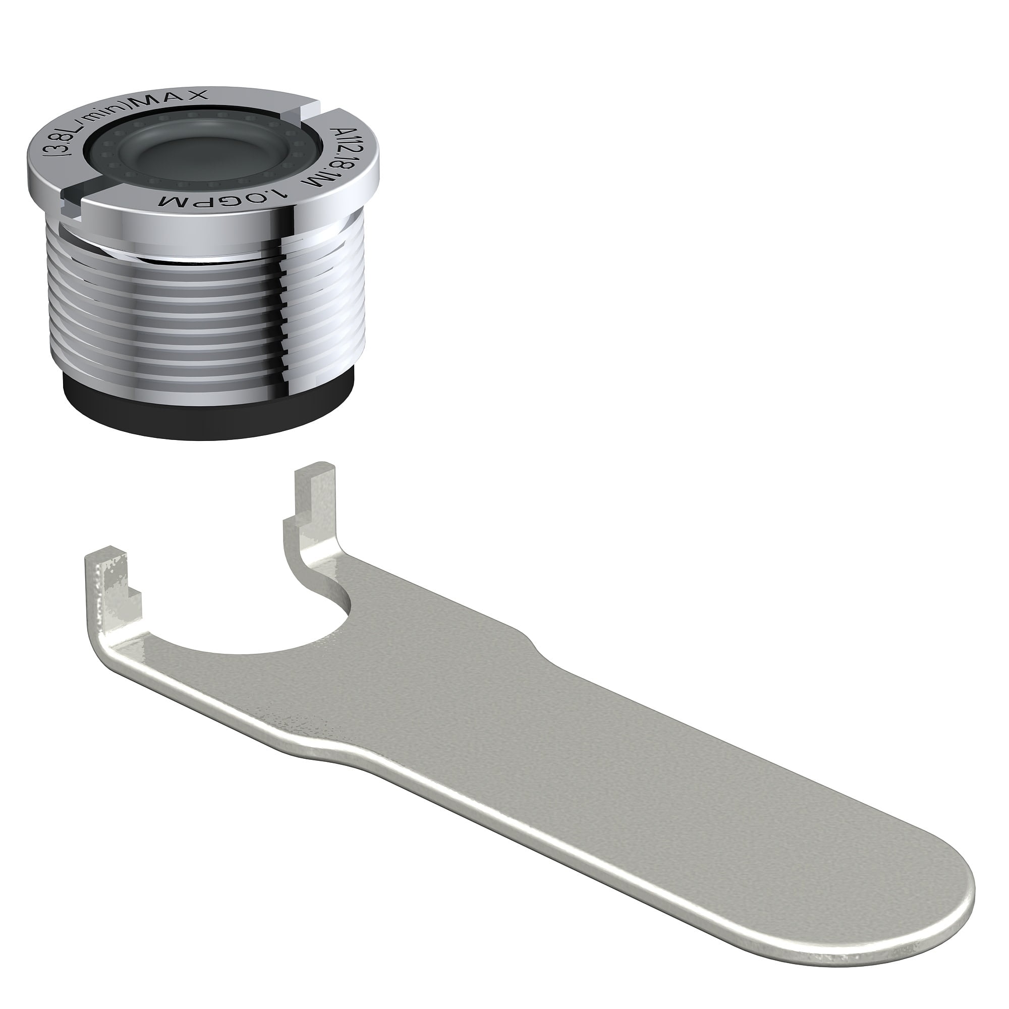 Gerber DA613078N 1 GPM Low Flow Pressure Compensating Aerator Kit - Chrome