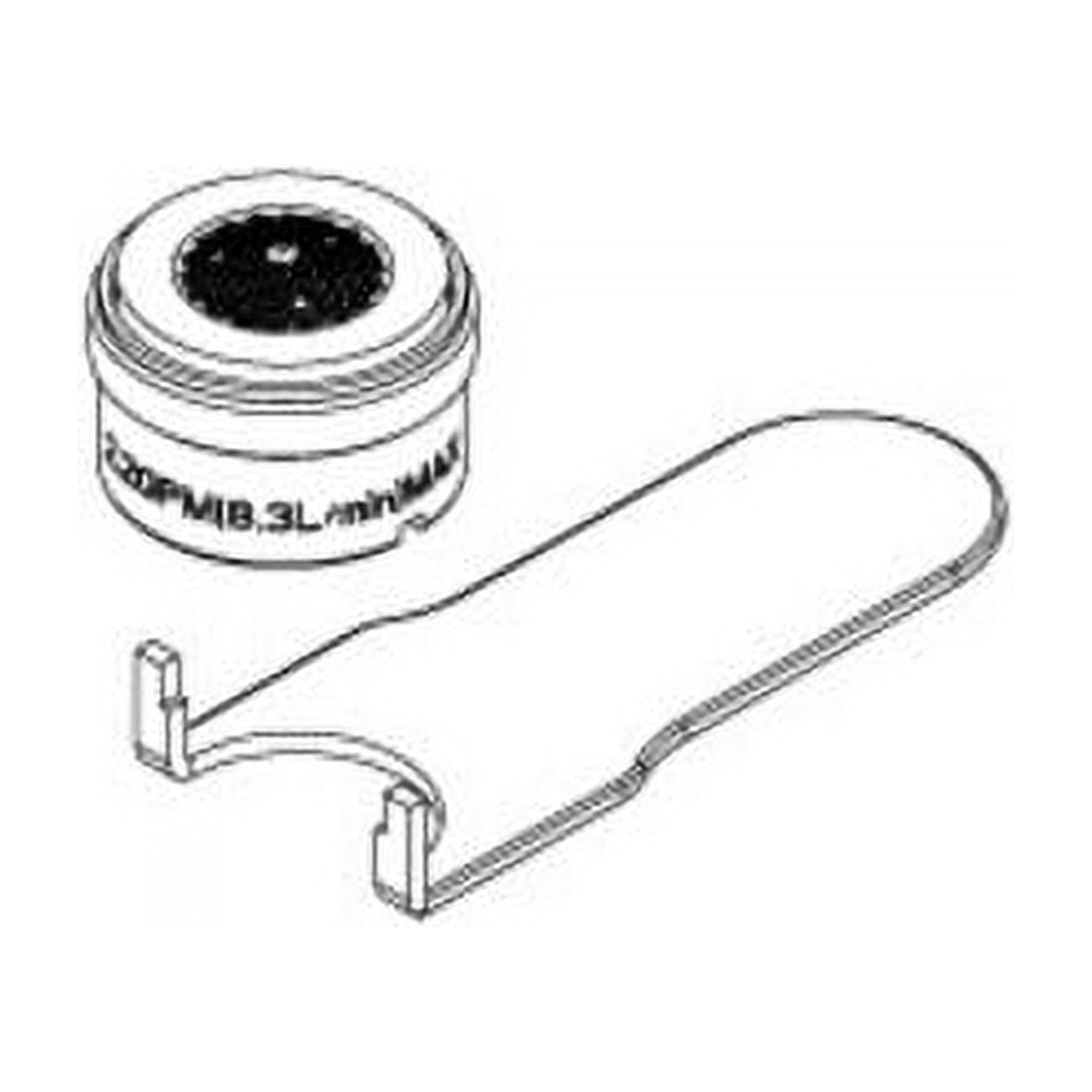Brushed Nickel Standard Male Faucet Aerator Kit