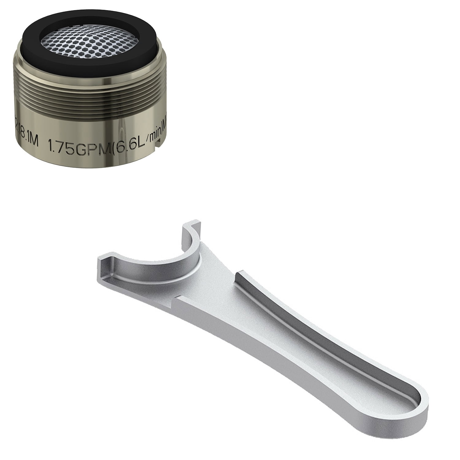 Gerber DA613085NBN 1.75 GPM Low Flow Pressure Compensating Aerator Kit - Nickel