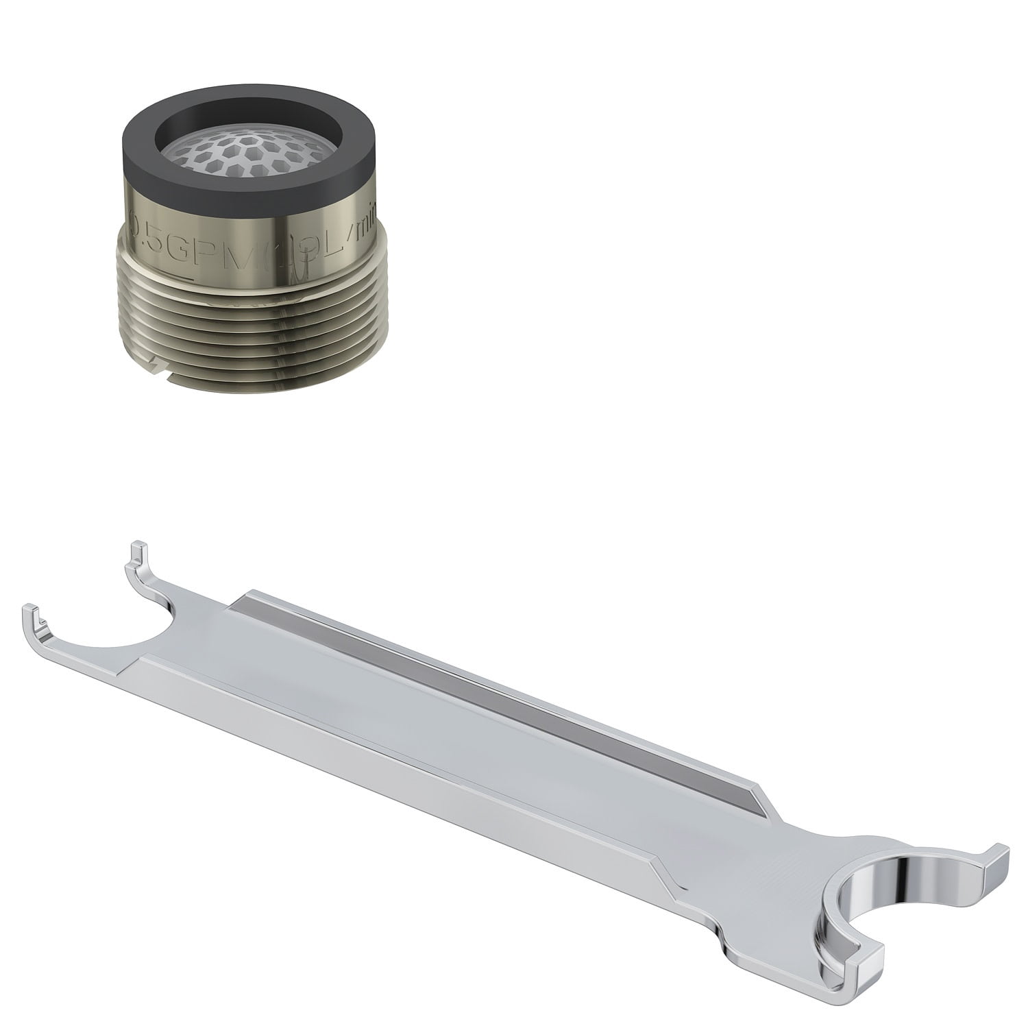 Gerber DA613093NBN 0.5 GPM Low Flow Pressure Compensating Aerator Kit - Nickel
