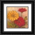 thumbnail image 1 of Gerber Daisies II 2x Matted 17x17 Black Ornate Framed Art Print by Barbara Mock, 1 of 2