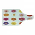 thumbnail image 1 of Gerber Daisy Cutting Board, Various Colorful Petals on Plain Backdrop Summer Flora Romance Print, Decorative Tempered Glass Cutting and Serving Board, in 3 Sizes, by Ambesonne, 1 of 2