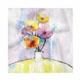 thumbnail image 1 of Gerber Daisy Decorative Napkins Set of 4, Abstract Oil Painting Style Spring Bouquet in a Vase Nature Inspired Art Print, Silky Satin Fabric for Brunch Dinner Party, 18", Multicolor, by Ambesonne, 1 of 2
