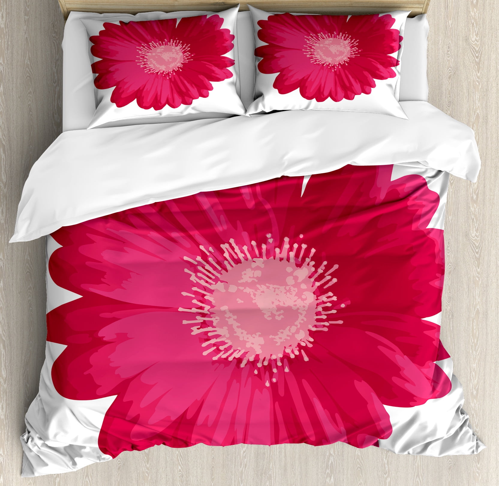 Pink Spring Double-Sided Daisy Quilted Duvet 200X215 Cm main image 1
