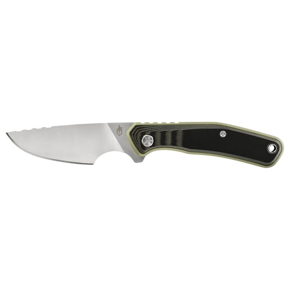 Gerber Downwind Caper Knife, Fixed Blade, Olive Green