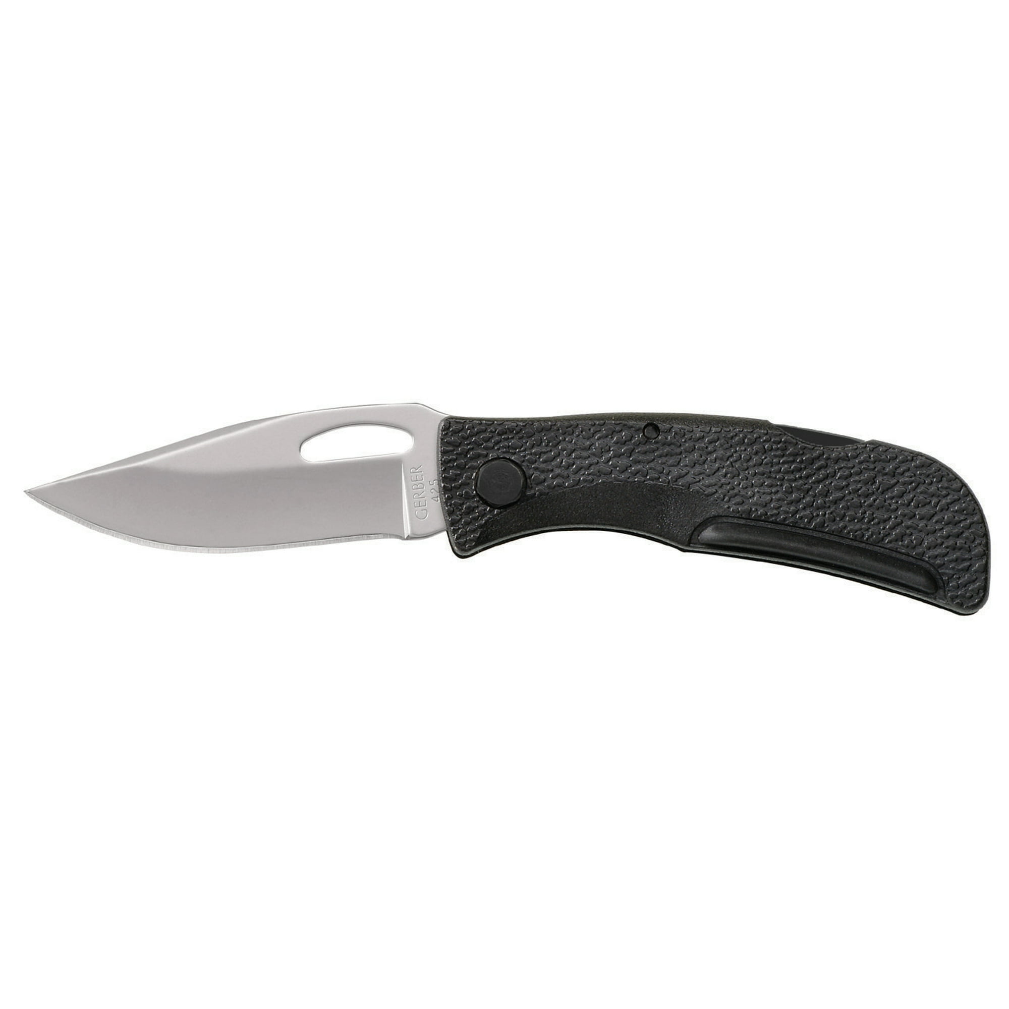 Gerber E-Z Out Jr Folding Knife, Plain Edge, Black - Walmart.com