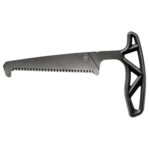 Gerber Exo-Mod Fixed Blade Hunting Saw, Black, Full Tang