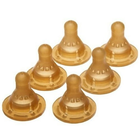 Gerber First Essential 12 Pack Latex 3 Hole Nipples