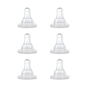 Gerber First Essentials Fast Flow Silicone Nipples BPA-Free, 6ct
