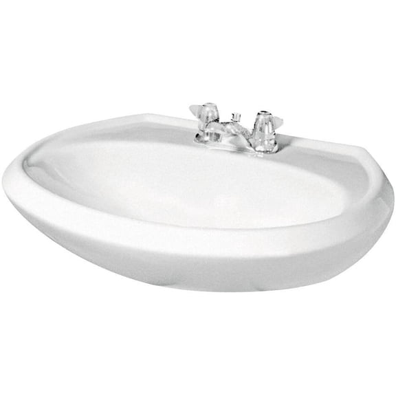 Gerber G0012514 GERBER PLUMBING GERBER PEDESTAL LAVATORY BOWL CHINA 25X20 WHITE 12514