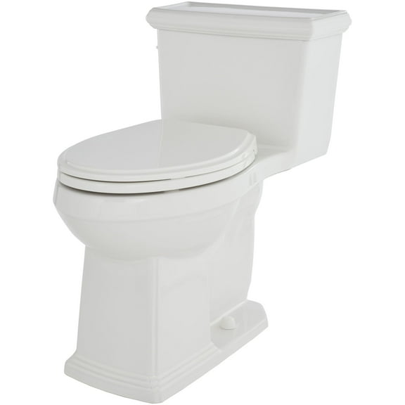 Gerber G0021020 Logan Square 1.28 Gpf One Piece Elongated Chair Height Toilet - White