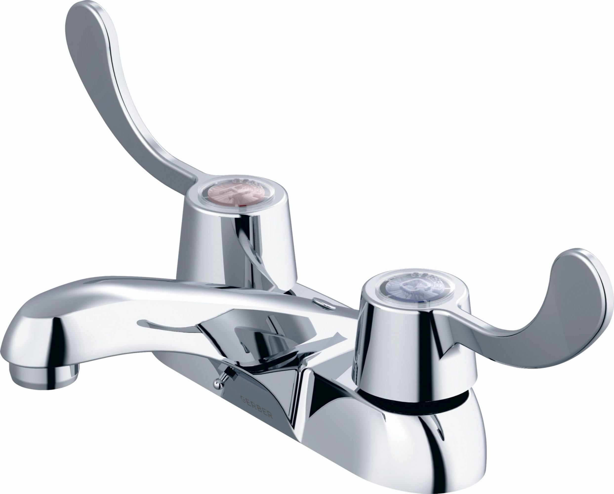 Gerber Chrome Dual Handle Centerset Bathroom Faucet