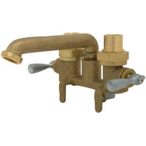 Gerber G0049535 Classics 2.2 GPM Deck Mounted Double Handle Utility Faucet - Brass