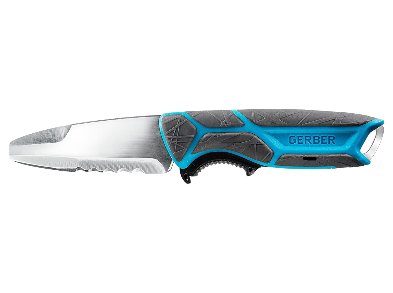 Gerber Gear CrossRiver - Saltwater Fixed Blade Knife for Fishing Gear, Serrated Edge