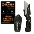 thumbnail interactive-video image 1 of Gerber Gear EAB Lite Razor Blade, Stainless Steel Exchange-A-Blade Black, 1 of 11