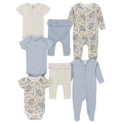 Gerber Gender Neutral 7-Piece Outfit Set, Sizes 0/3 Months - 6/9 Months