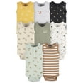 thumbnail image 1 of Gerber Gender Neutral 8-Pack Bodysuits, Sizes Newborn - 24 Months, 1 of 17