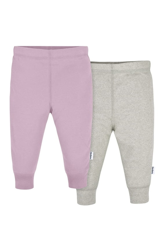 Gender Neutral Active Pants, 2-Pack, Sizes 0/3 Months - 12 Months