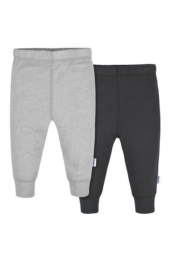 Gender Neutral Active Pants, 2-Pack, Sizes 0/3 Months - 12 Months