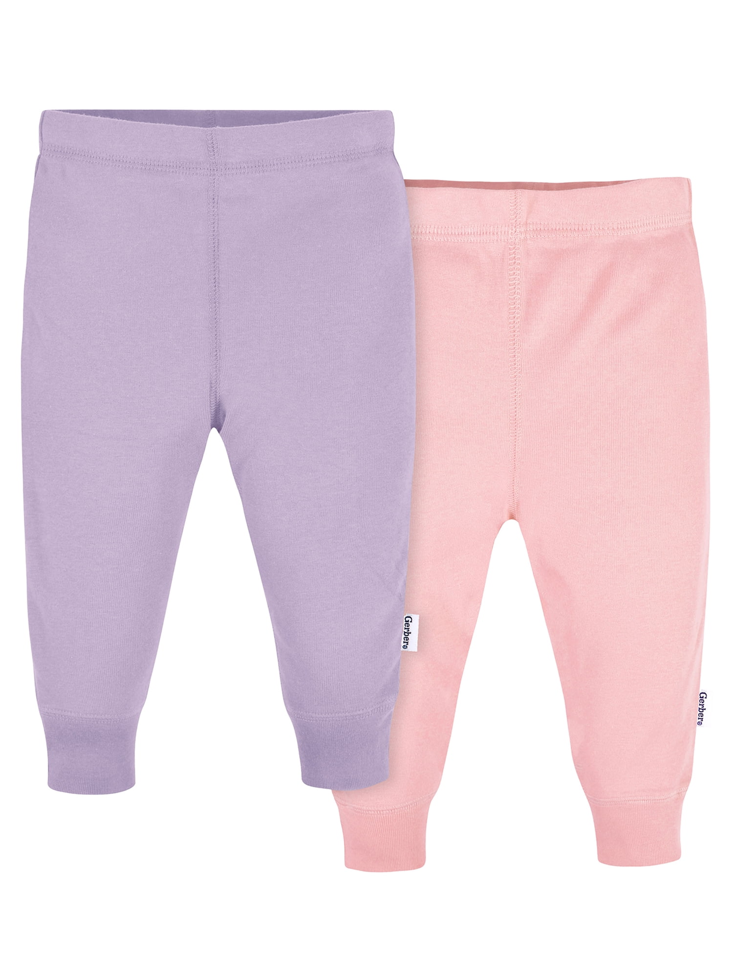 Gerber Gender Neutral Active Pants, 2-Pack, Sizes 0/3 Months - 12 Months