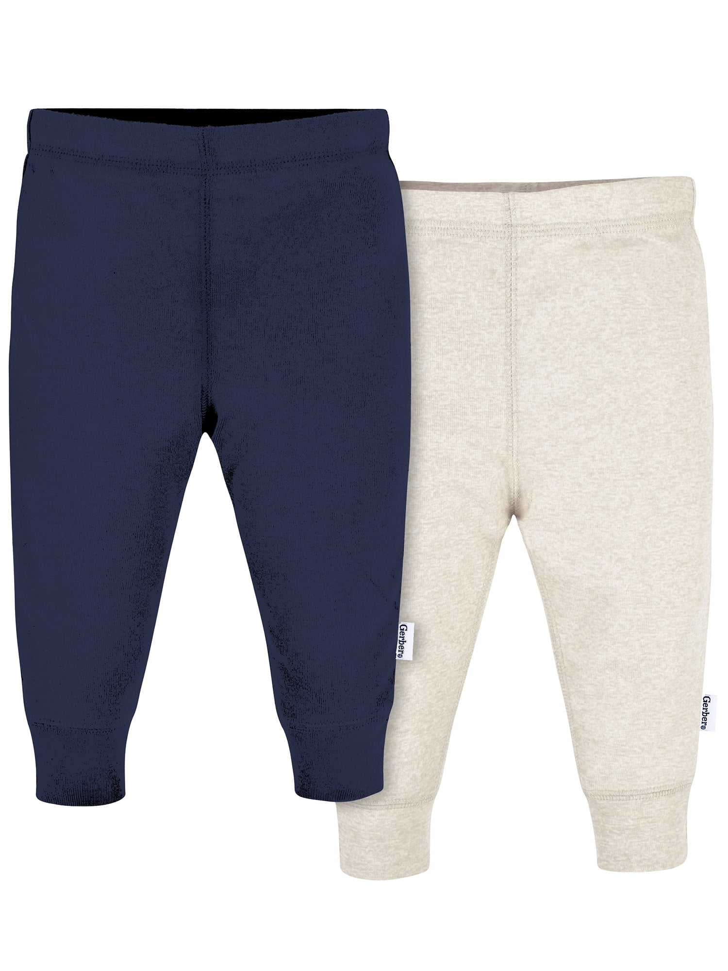 Gerber Gender Neutral Active Pants, 2-Pack, Sizes 0/3 Months - 12 Months