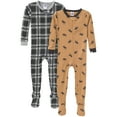 thumbnail image 1 of Gerber Gender Neutral Footed Pajamas, 2-Pack, 0/3 Months - 5T, 1 of 5
