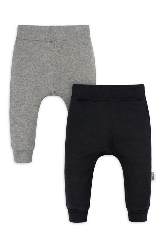 Gender Neutral Pants, 2-Pack, Sizes Newborn - 12 Months