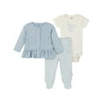 thumbnail image 1 of Gerber Gender Neutral Tame Me Home Outfit Set, 3-Piece, Sizes Newborn - 6/9 Months, 1 of 7