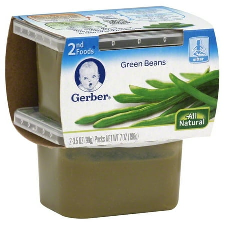 Gerber Gerber 2nd Foods Green Beans, 2 ea