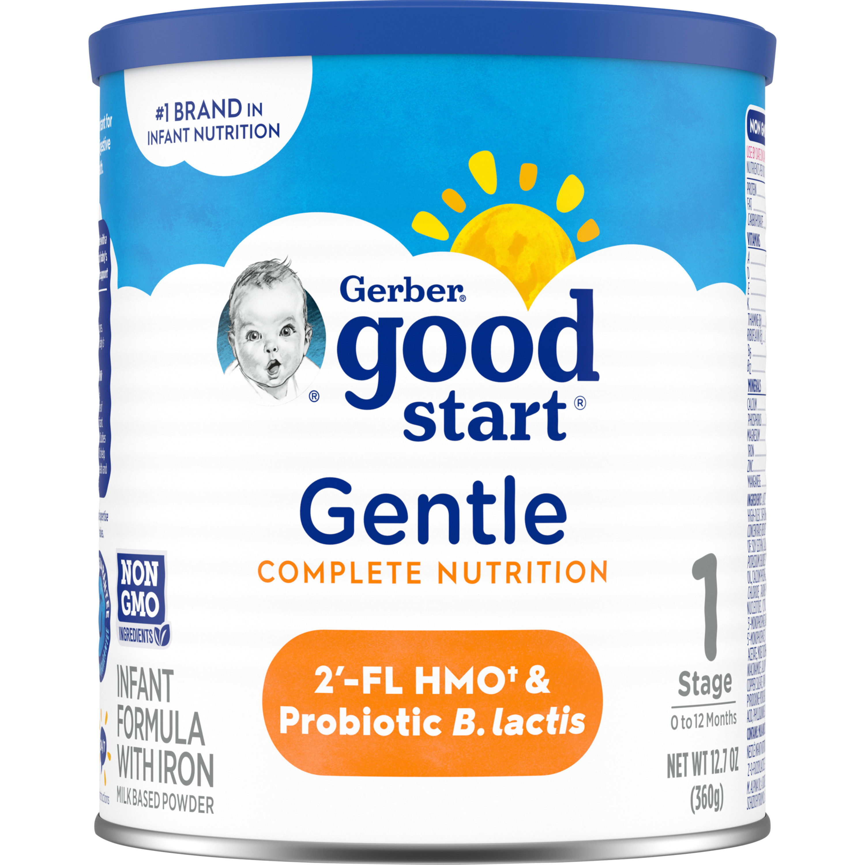 Gerber Good Start, Baby Formula Powder, Gentle, Stage 1, 12.7 Ounce - image 1 of 8