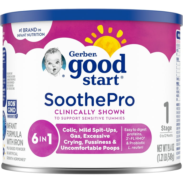 Gerber Good Start Baby Formula Powder SoothePro Stage 1 19.4 Ounce