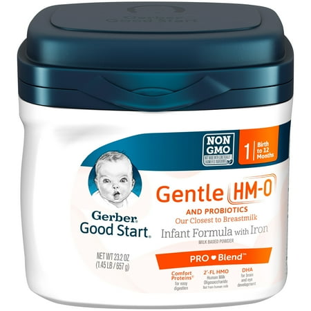 Gerber Good Start Gentle (HMO) Non-GMO Powder Infant Formula Stage 1 23.2 oz