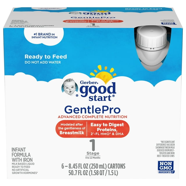 Gerber Good Start Gentle Pro Ready to Feed Baby Formula, 8.45 fl oz