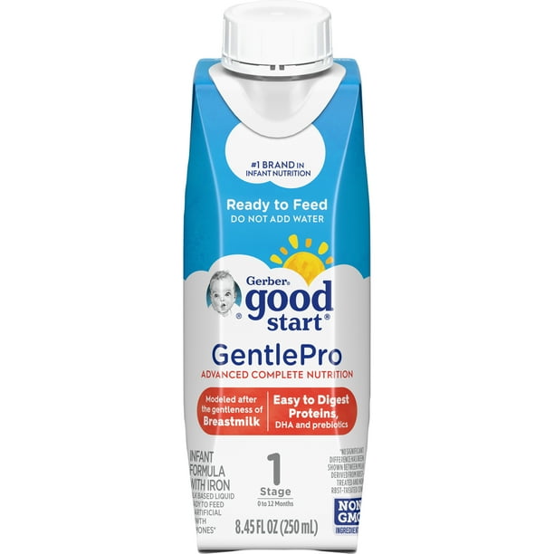 Gerber Good Start GentlePro NonGMO Liquid Baby Formula, 8.45 fl oz