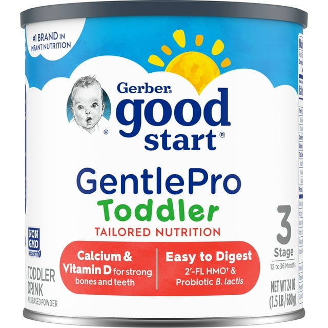 Gerber Good Start Grow Powder Toddler Formula, 24 oz Canister