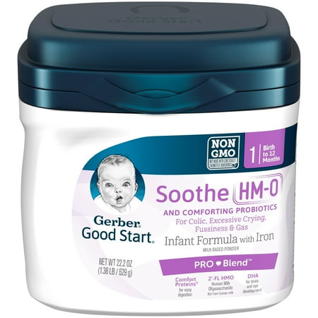 Gerber Good Start Soothe (HMO) Non-GMO Powder Infant Formula Stage 1 22.2 oz