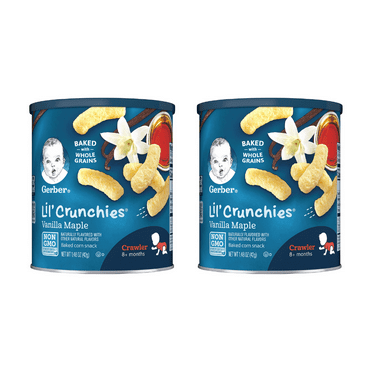 Gerber Graduates Lil Crunchies, Vanilla Maple , 1.48 oz (2 Count)